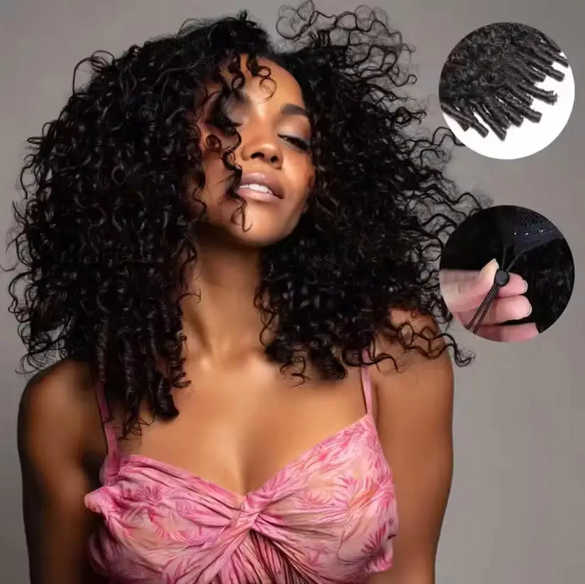 Perruque bouclée volume intense vue 2