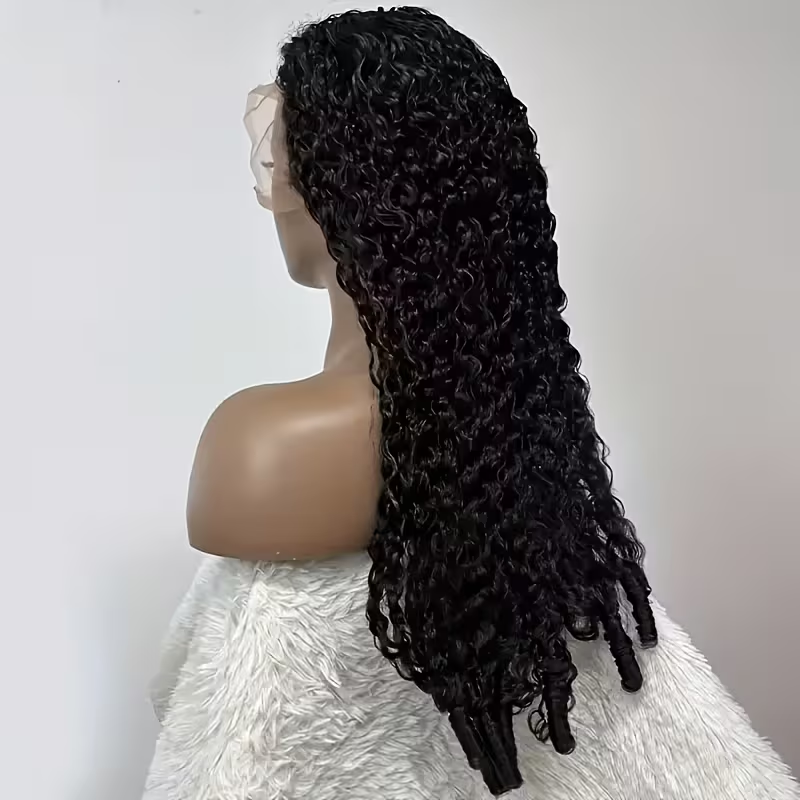 Perruque bouclée volume naturel vue 4
