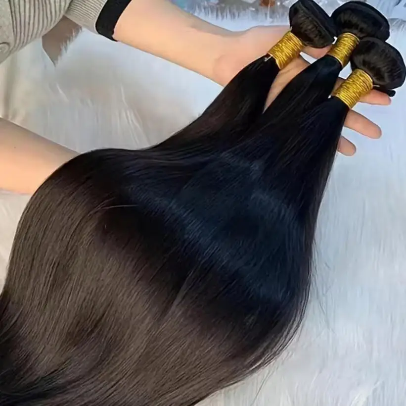 Perruque lisse cheveux naturels extra longue