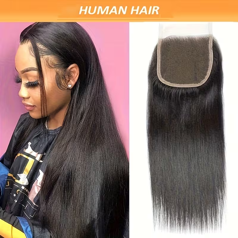 Perruque lisse cheveux naturels