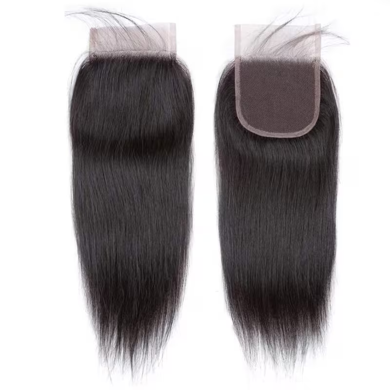 Perruque lisse cheveux naturels vue 2