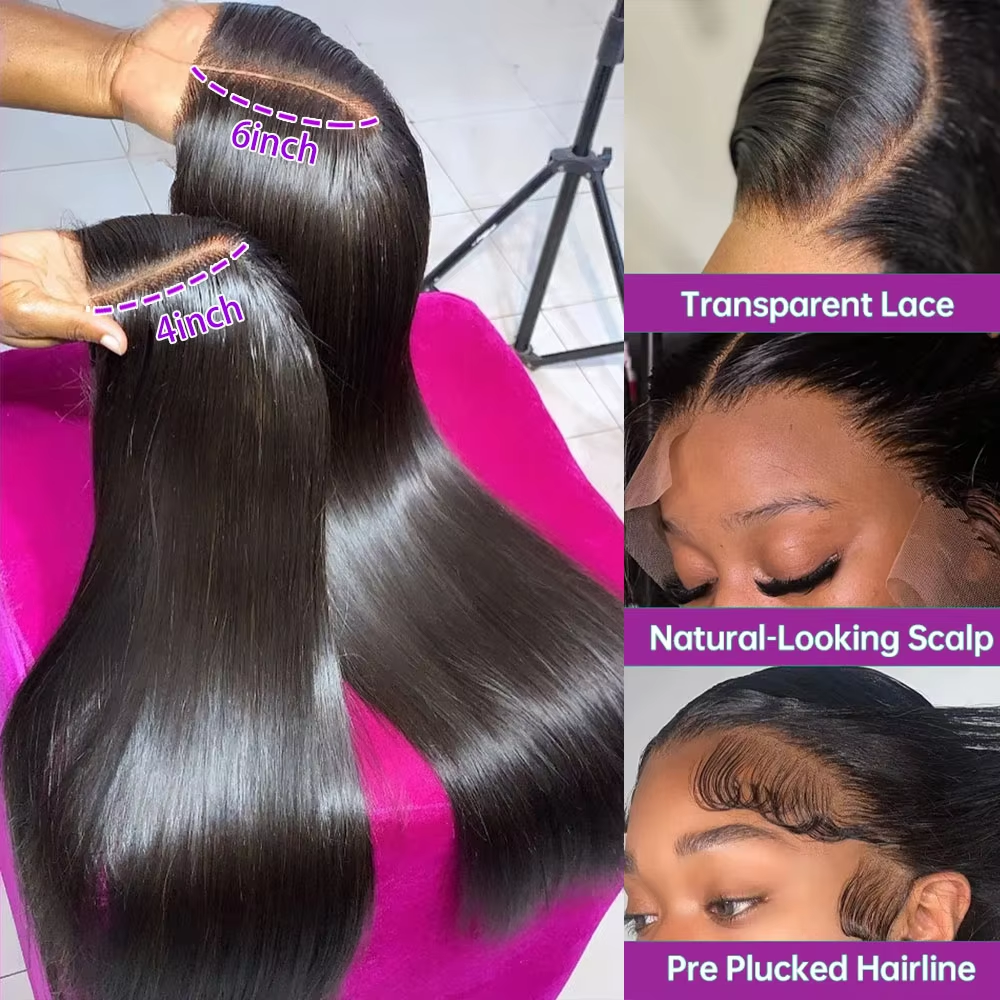 Perruque lisse extra longue vue 3