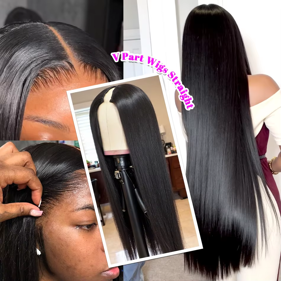 Perruque lisse extra longue