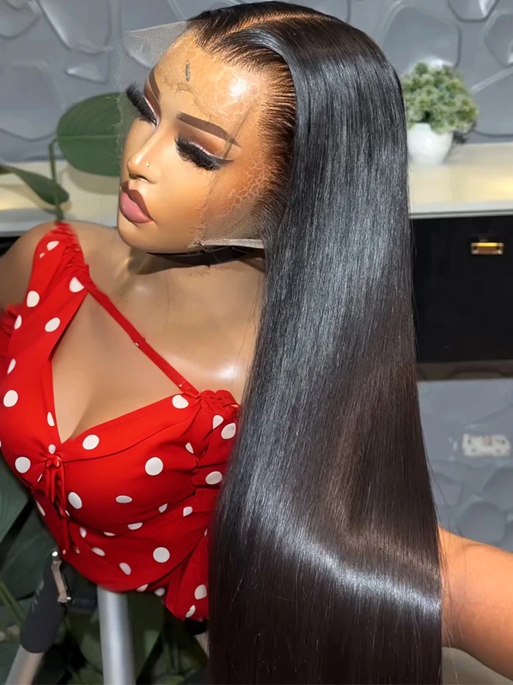 Perruque lisse longue cheveux naturels