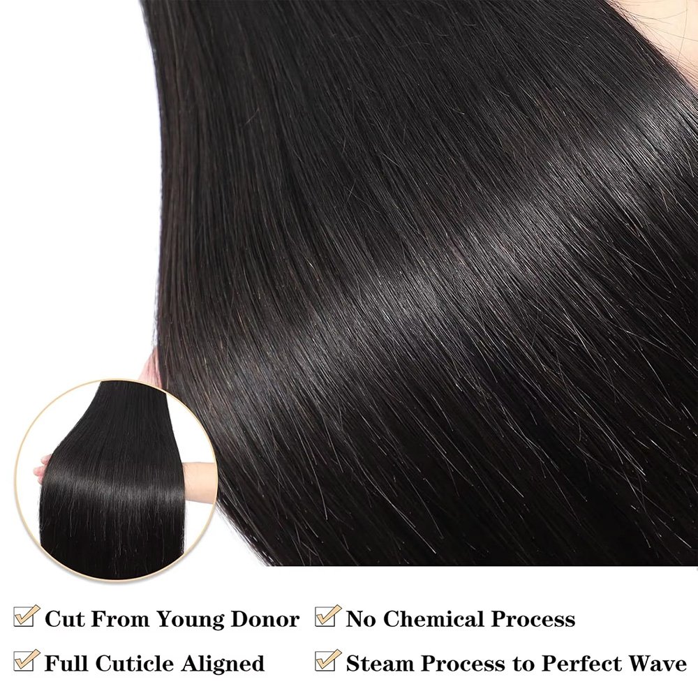 Perruque lisse longue soyeuse