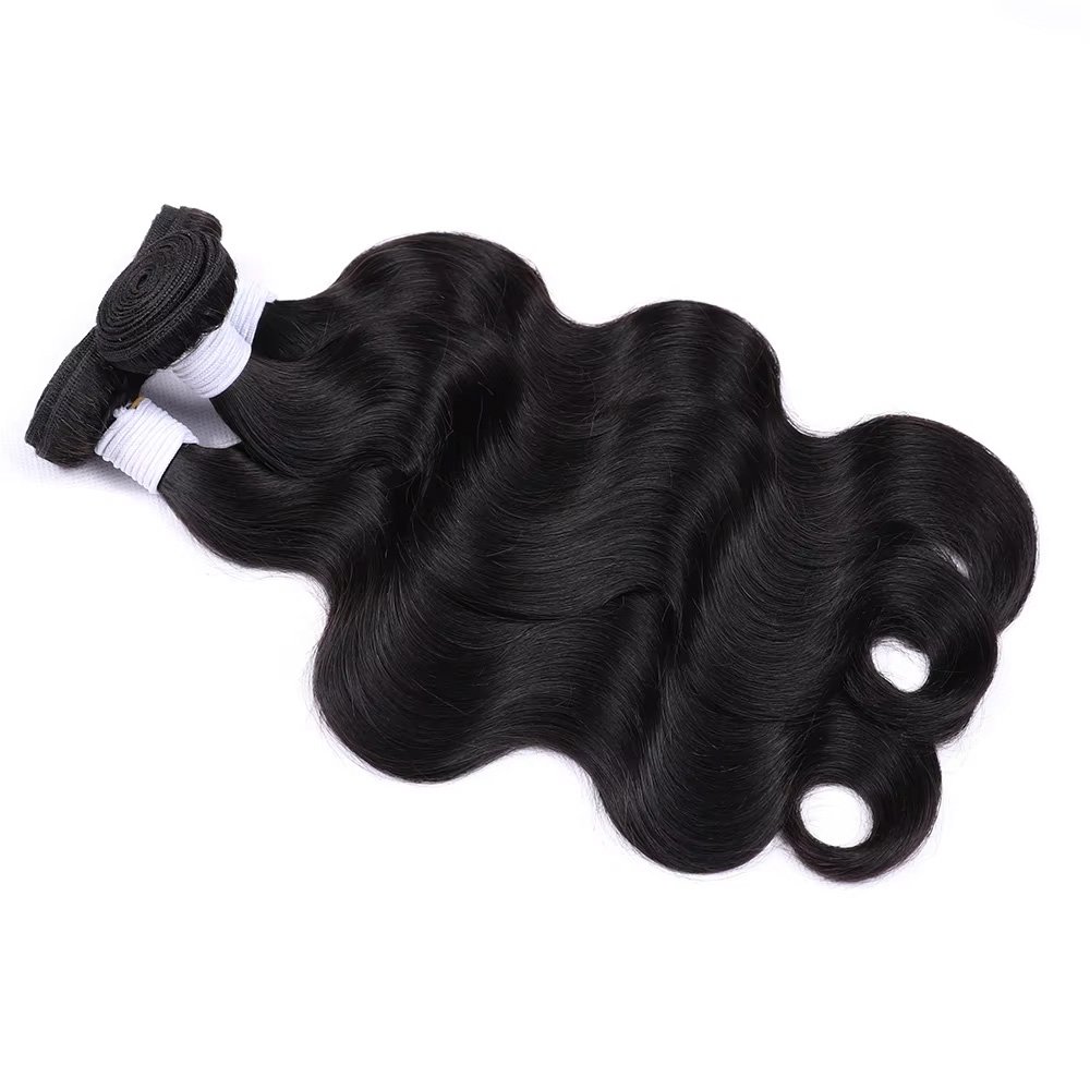 Perruque ondulée cheveux naturels vue 3
