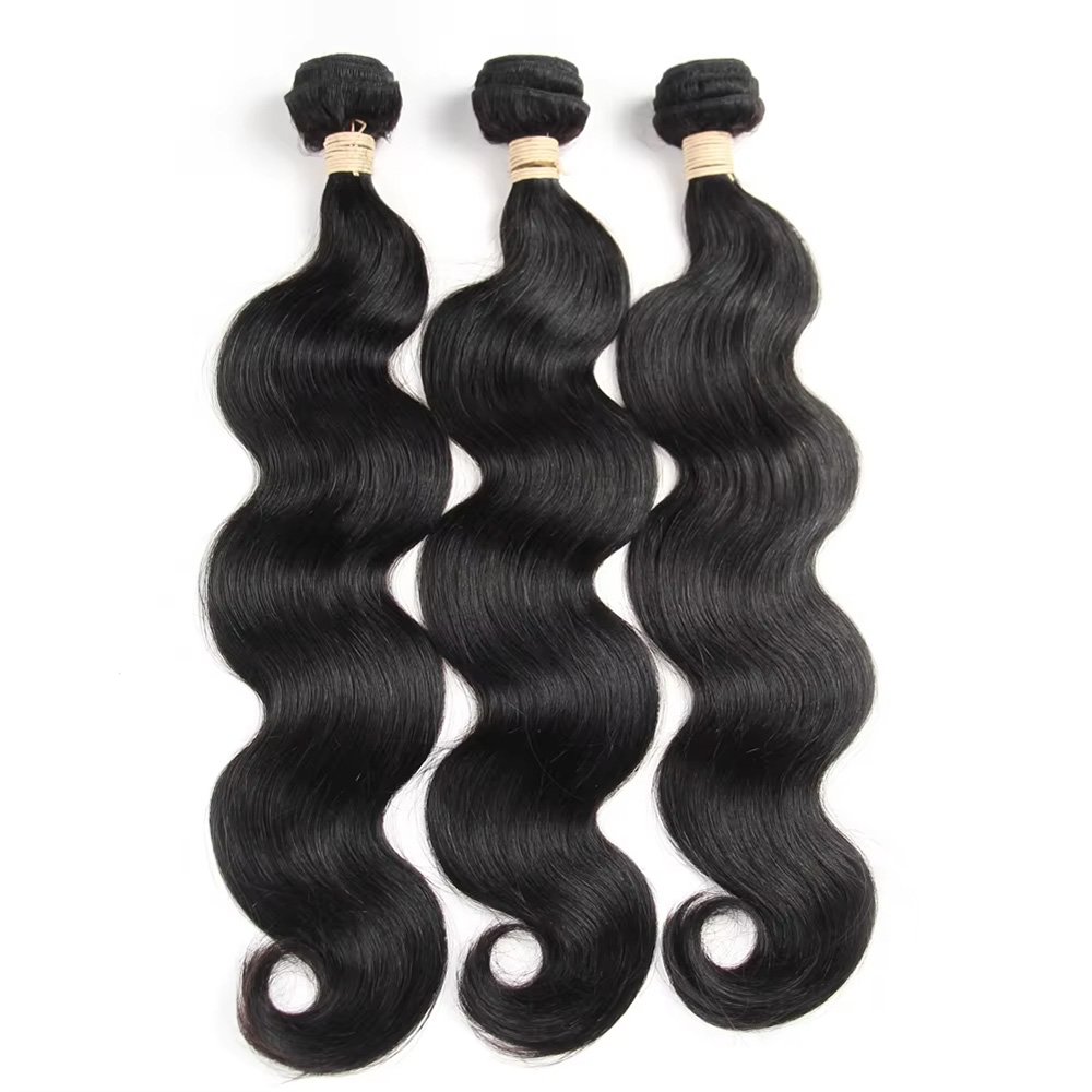 Perruque ondulée cheveux naturels vue 3
