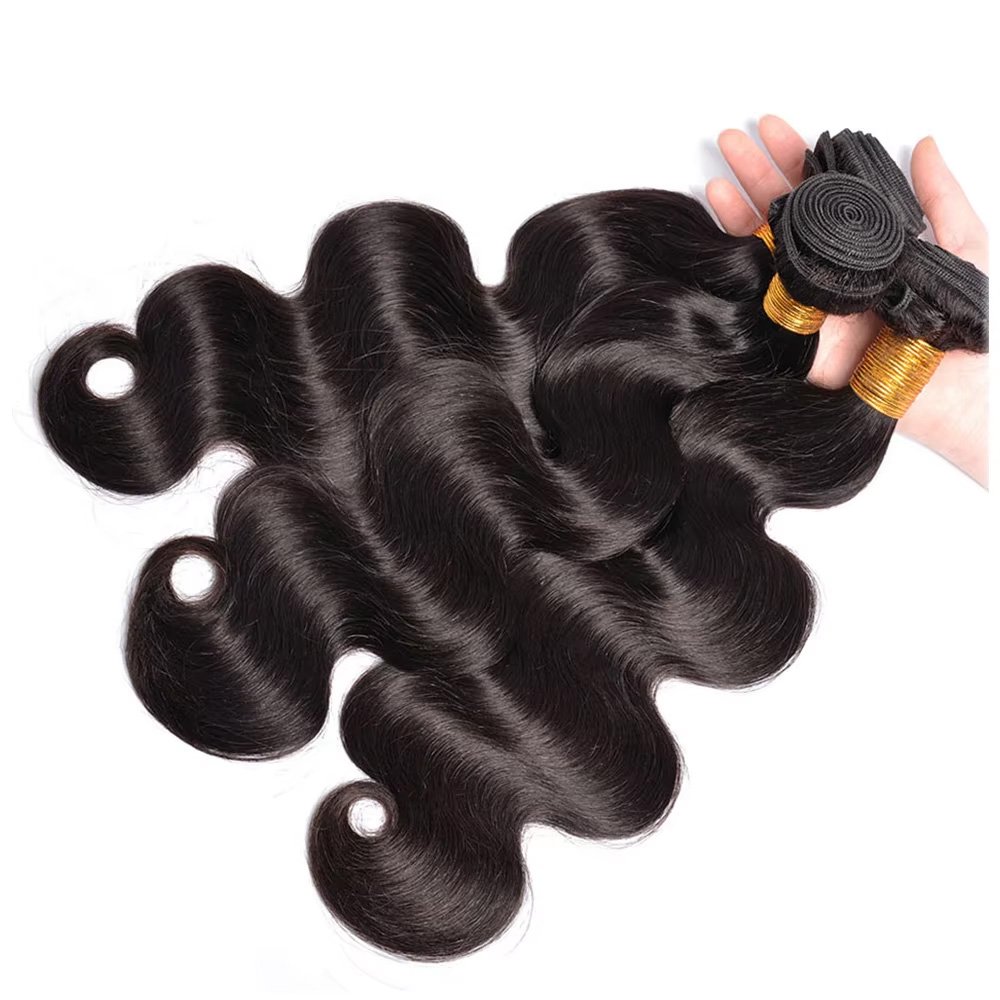 Perruque ondulée cheveux naturels vue 4