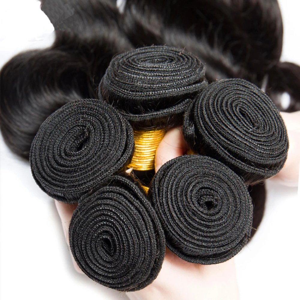 Perruque ondulée cheveux naturels