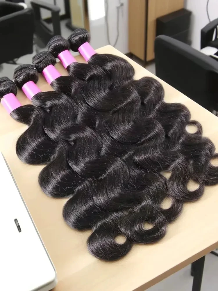 Perruque ondulée cheveux naturels