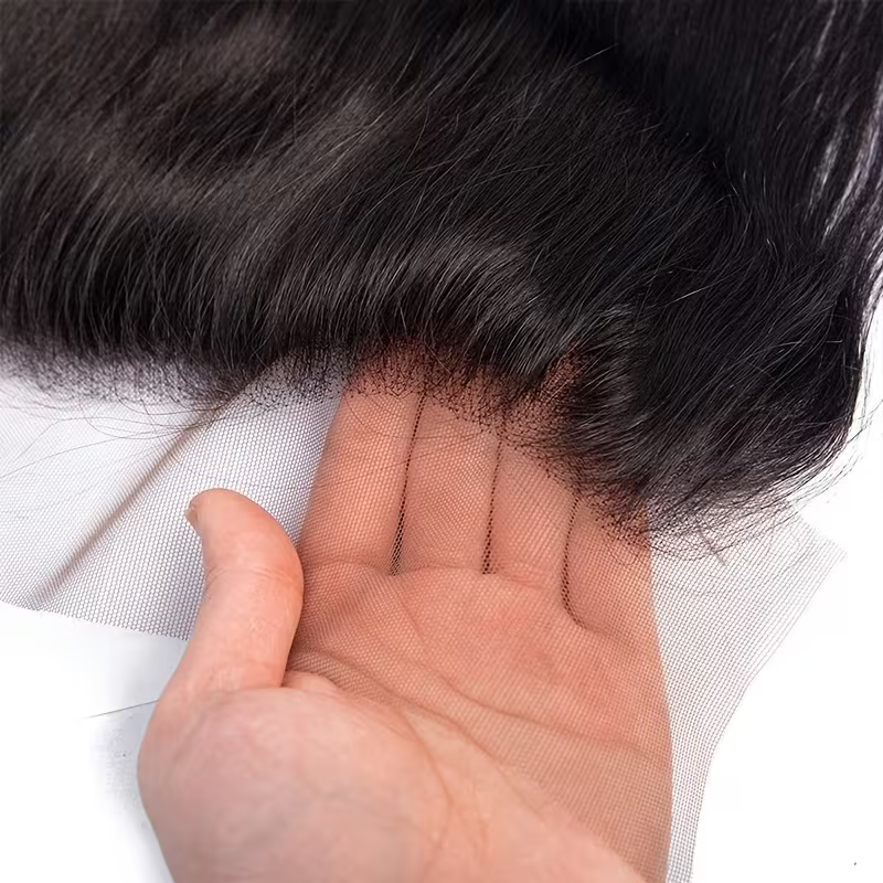Perruque ondulée cheveux naturels vue 4