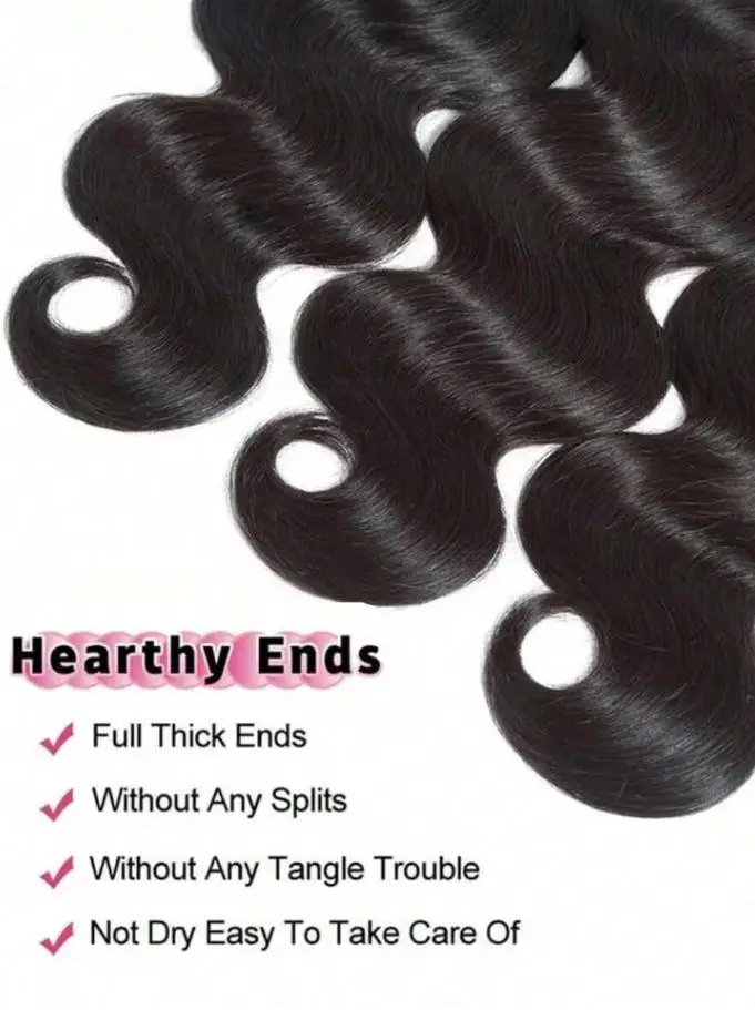 Perruque ondulée cheveux naturels volumineuse — porté